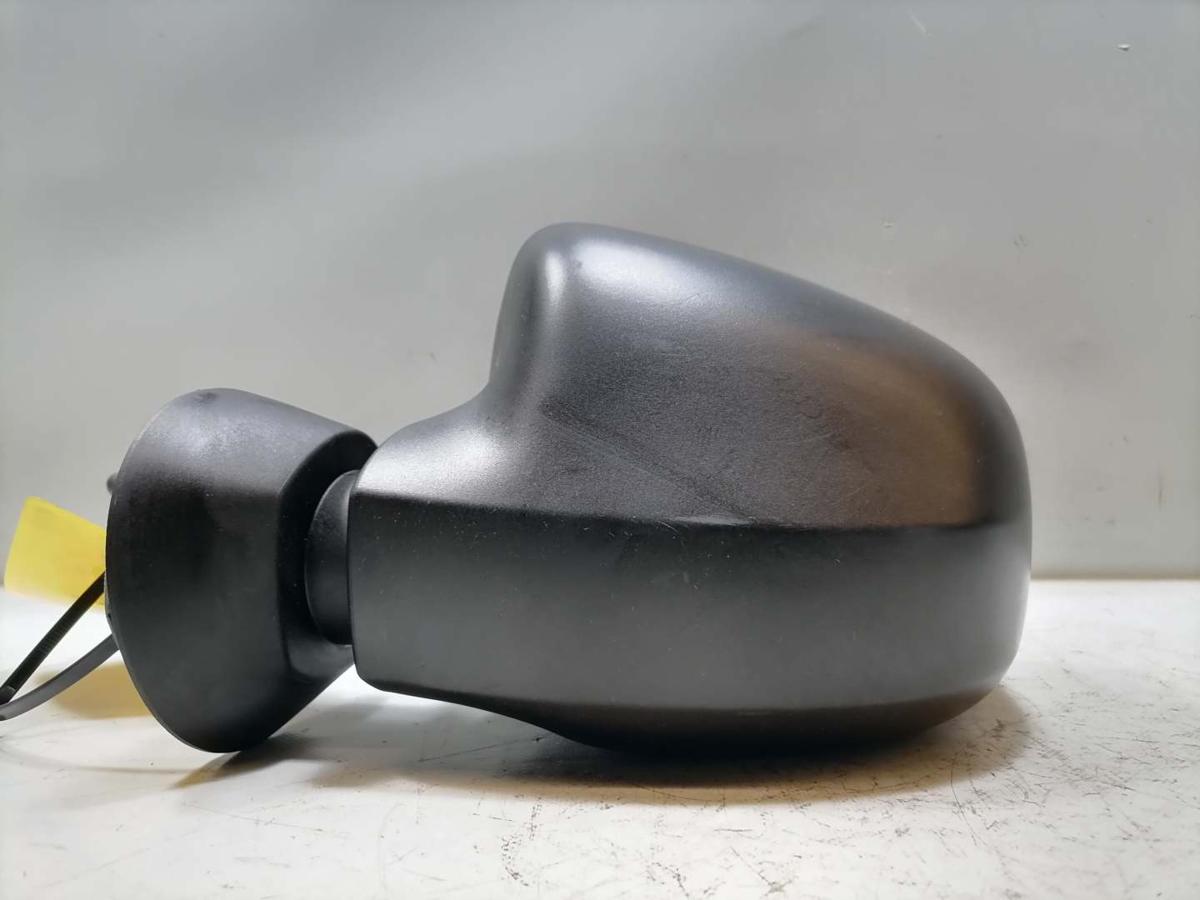 Dacia Sandero SD original Au&szlig;enspiegel links manuell schwarz unlackiert BJ09